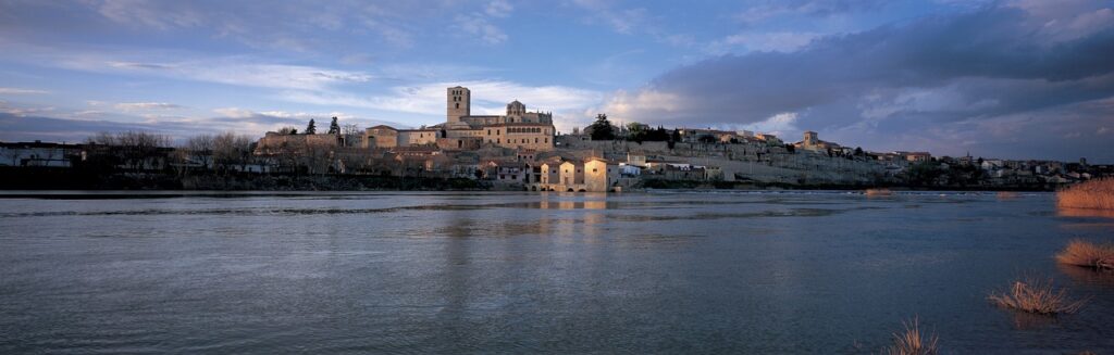 zamora, panorama, view, river, water, nature, town, historic, spanish